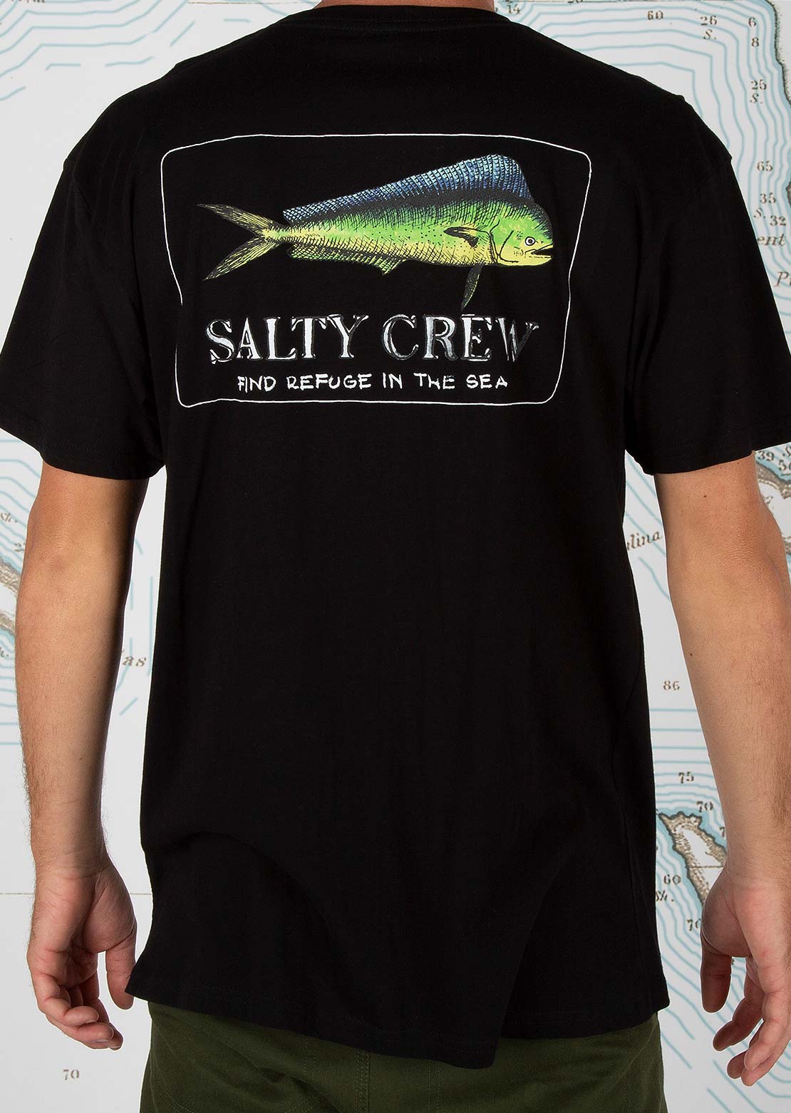 Salty Crew Men&#39;s EL Dorado Premium T-Shirt Black
