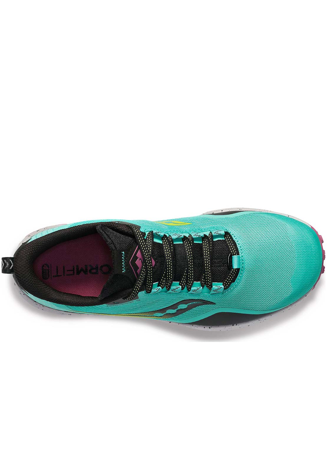 Saucony Women&#39;s Peregrine 12 Shoes Cool Mint/Acid