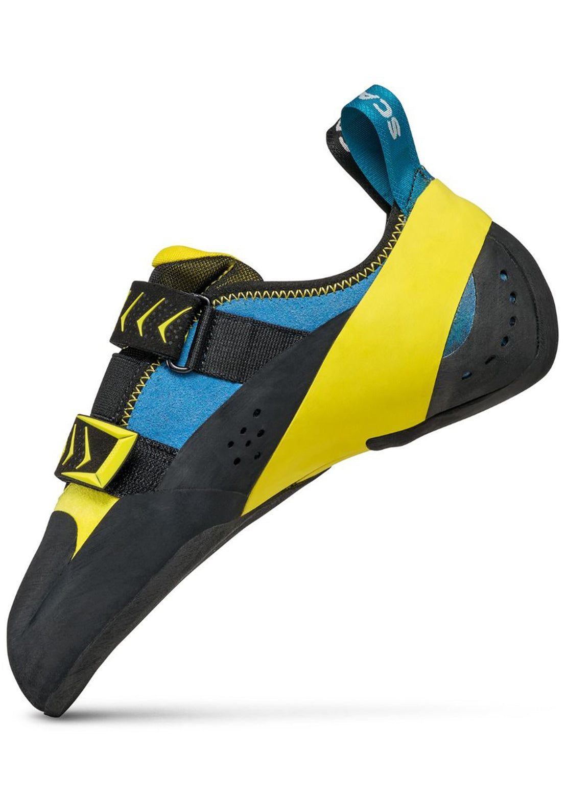 Scarpa Men&#39;s Vapor V Climbing Shoes Ocean/Yellow