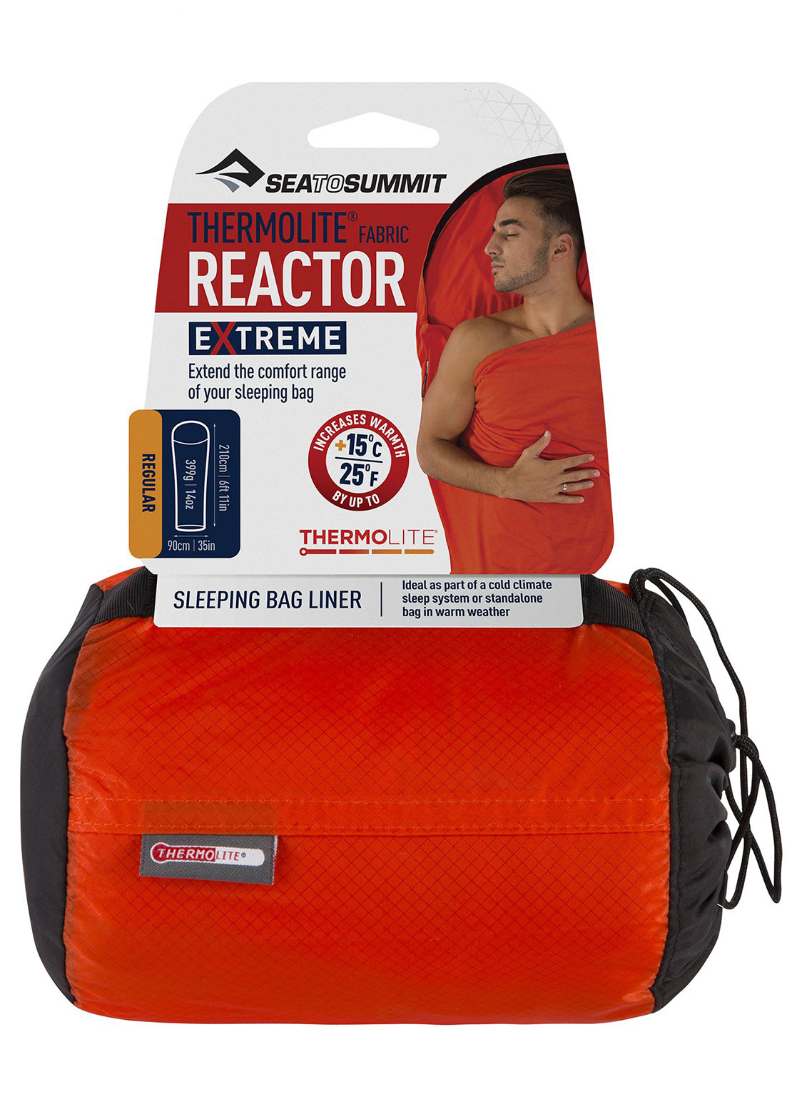 Sea To Summit Thermolite Reactor Extreme Sleeping Bag Liner Red