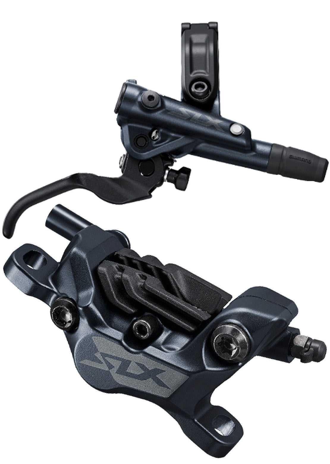 Shimano BL-M7100 &amp; BR-M7120 SLX Rear Disc Brake Assembled Set Black