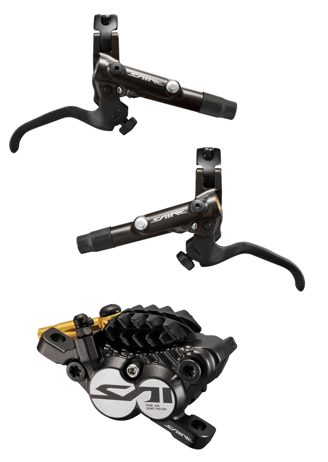 Shimano BL-M820-B &amp; BR-M820 Rear Disc Brake Assembled Set