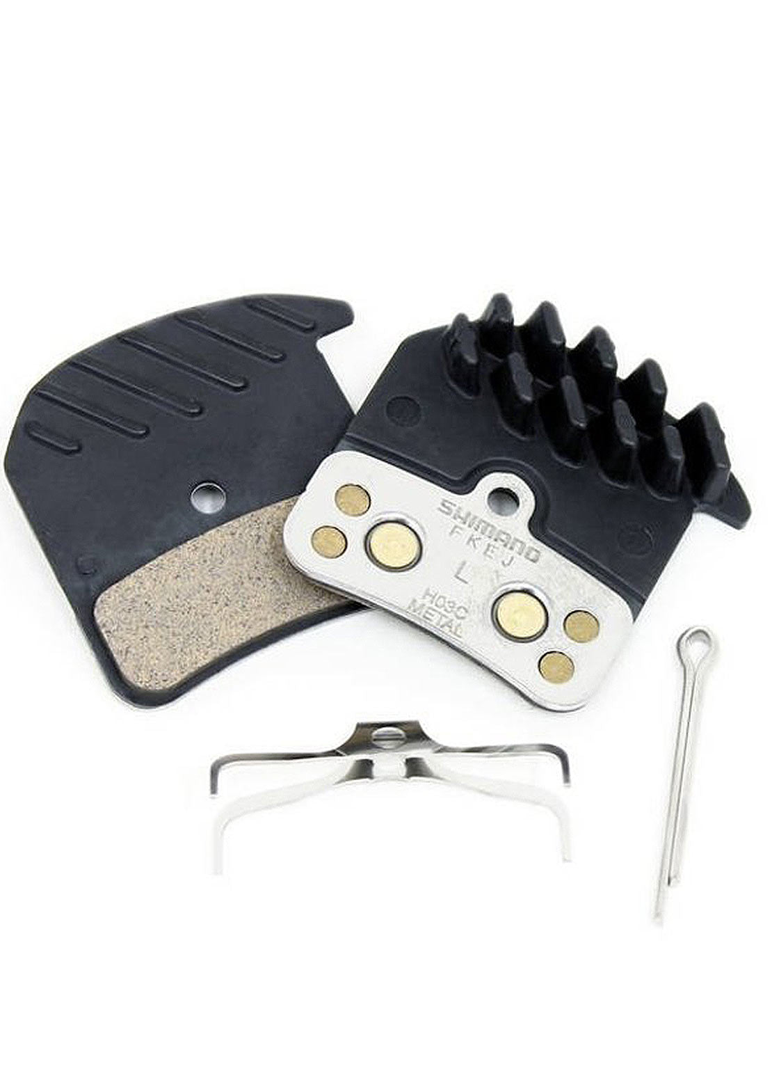 Shimano H03C Metal Pad with Fin and Spring