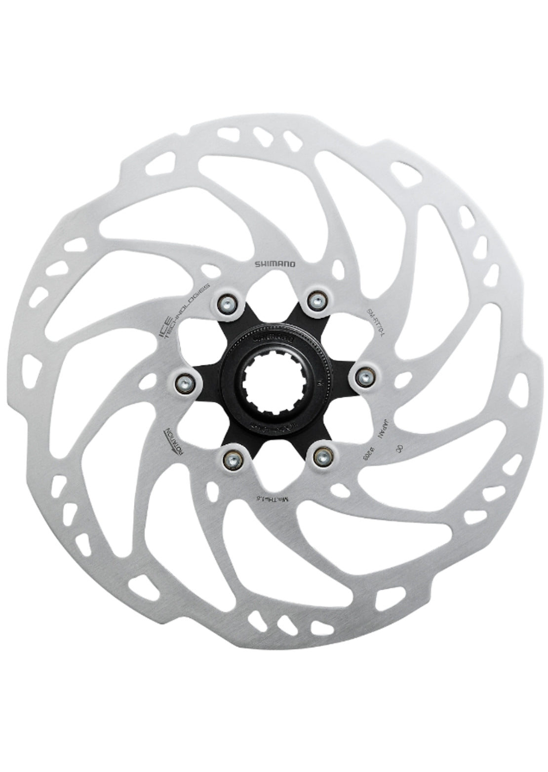 Shimano SLX Center Lock Disc Brake Rotor L 203 mm Silver
