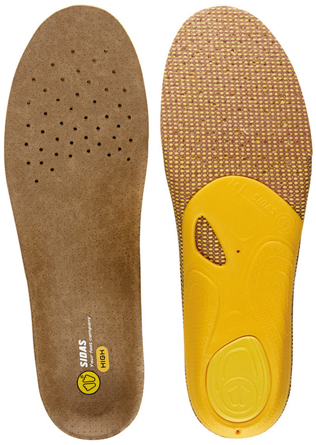 Sidas 3Feet Outdoor High Insoles Yellow