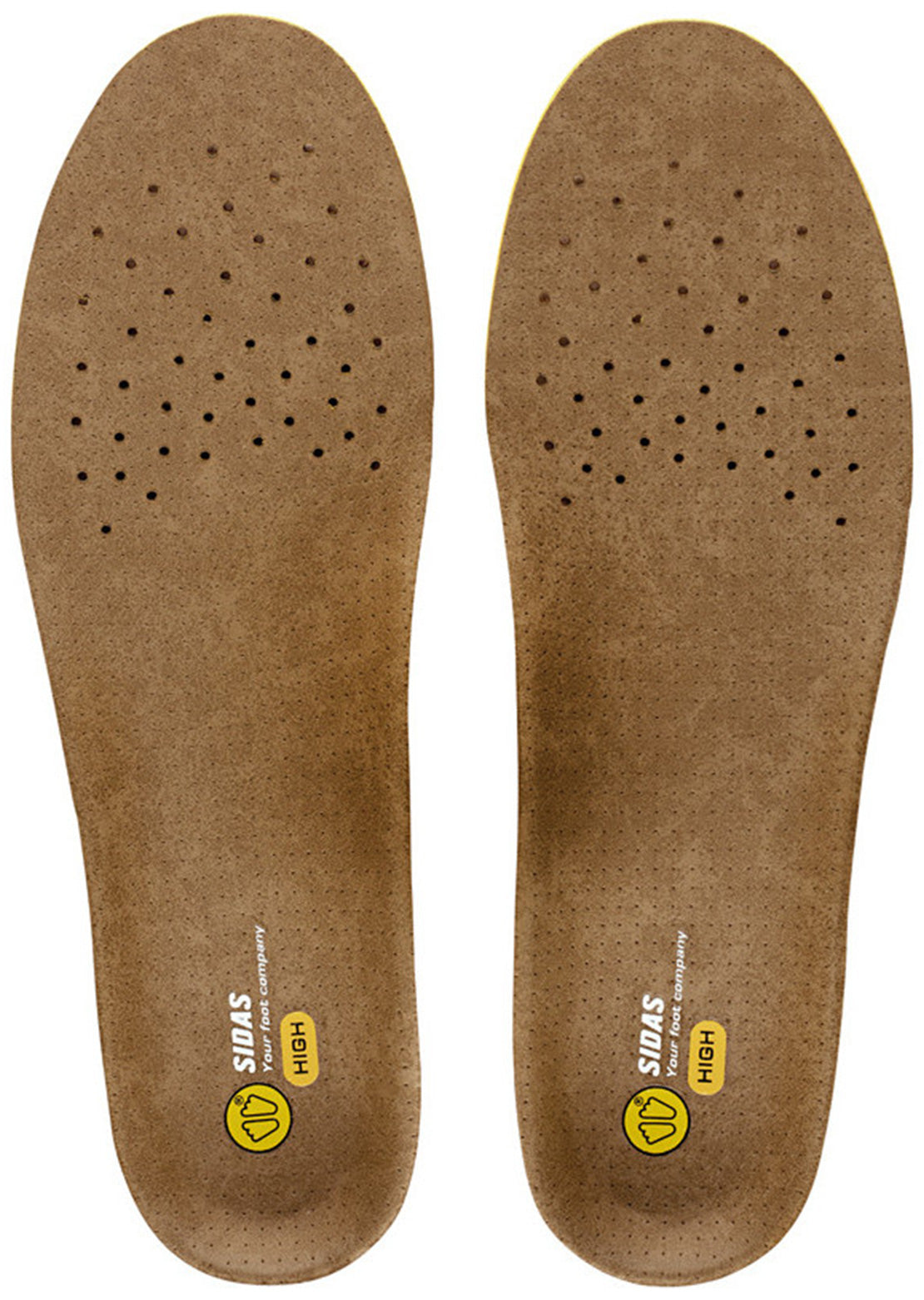 Sidas 3Feet Outdoor High Insoles Yellow