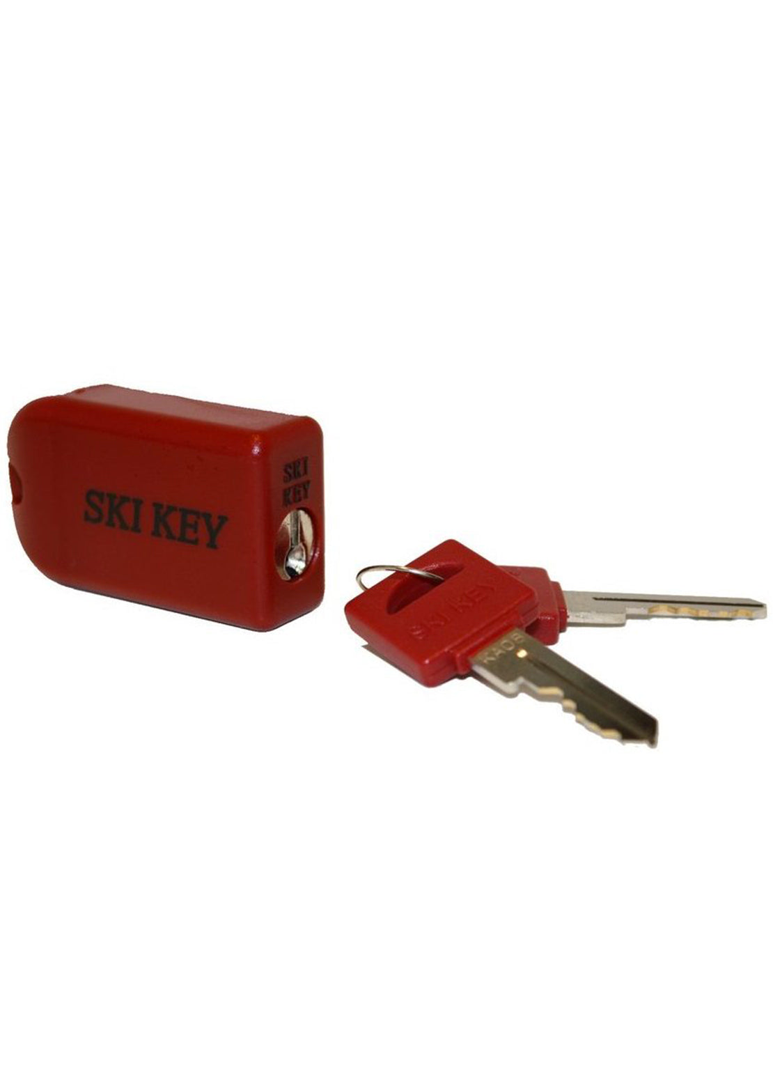 Ski Key Lock Red