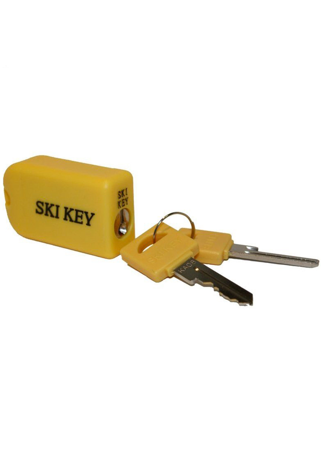 Ski Key Lock Yellow