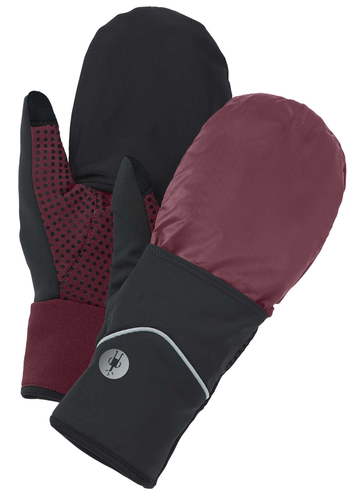 Smartwool Active Fleece Wind Mittens Black Cherry