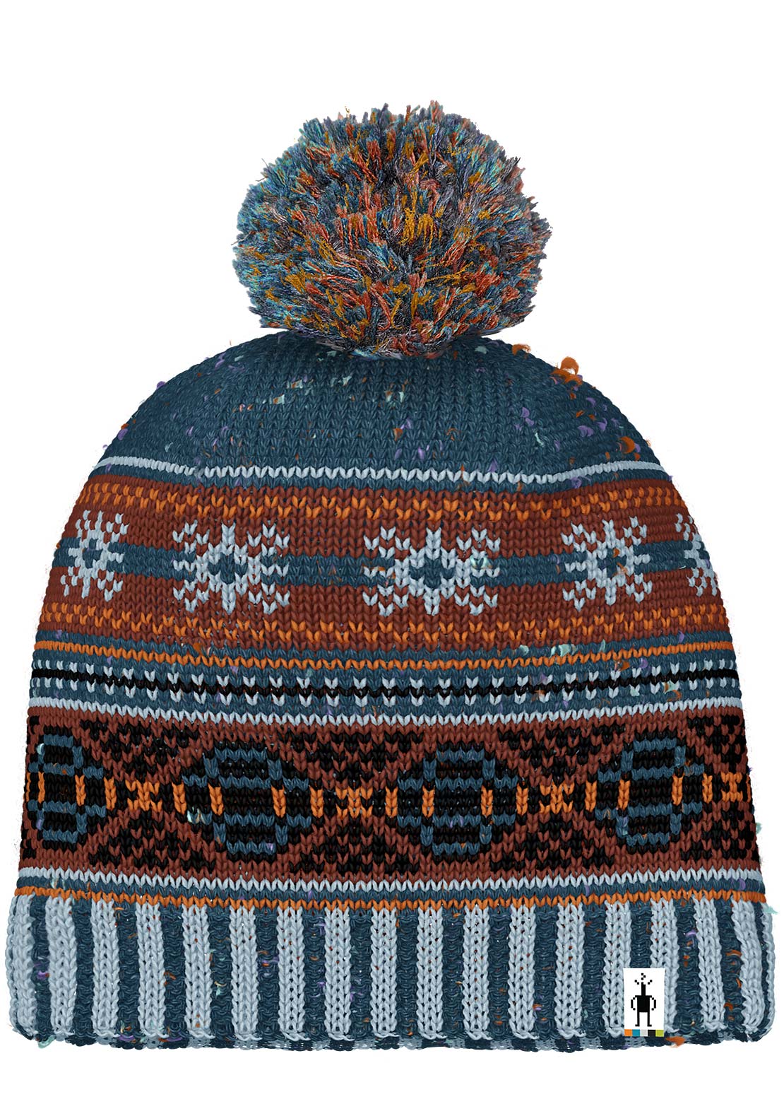 Smartwool Chair Lift Beanie Twilight Blue Donegal