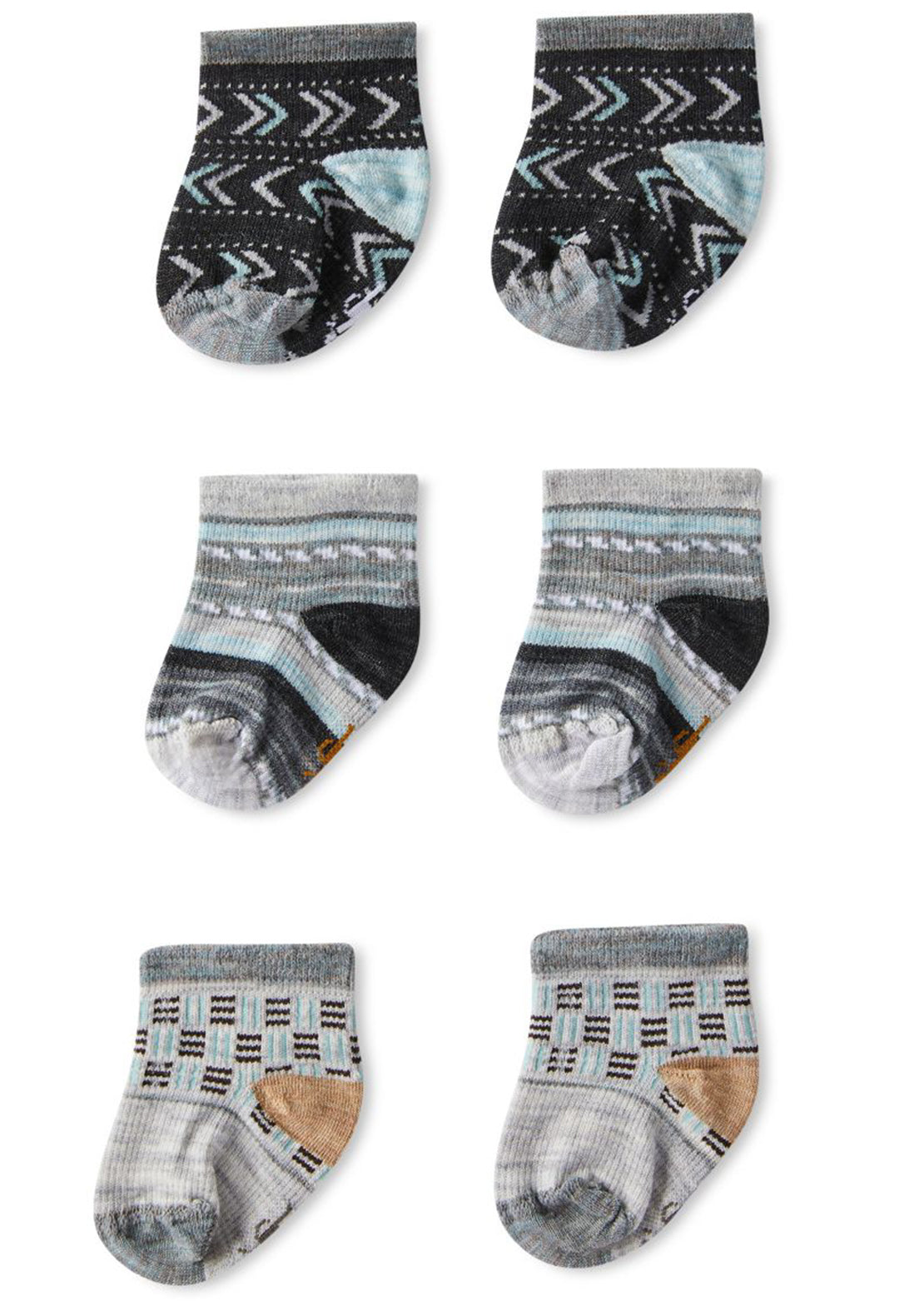 Smartwool Infant Baby Bootie Batch Socks Ash