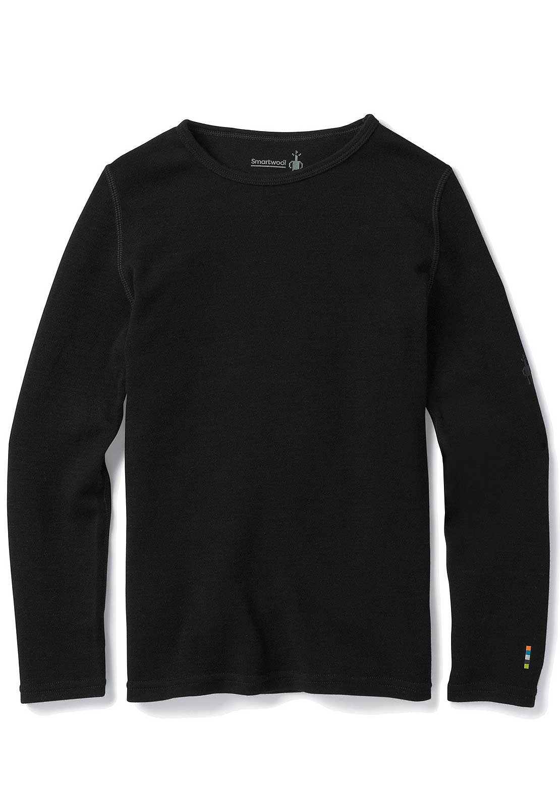 Smartwool Junior Classic Thermal Merino Base Layer Crew Boxed Top Pomegranate Heather
