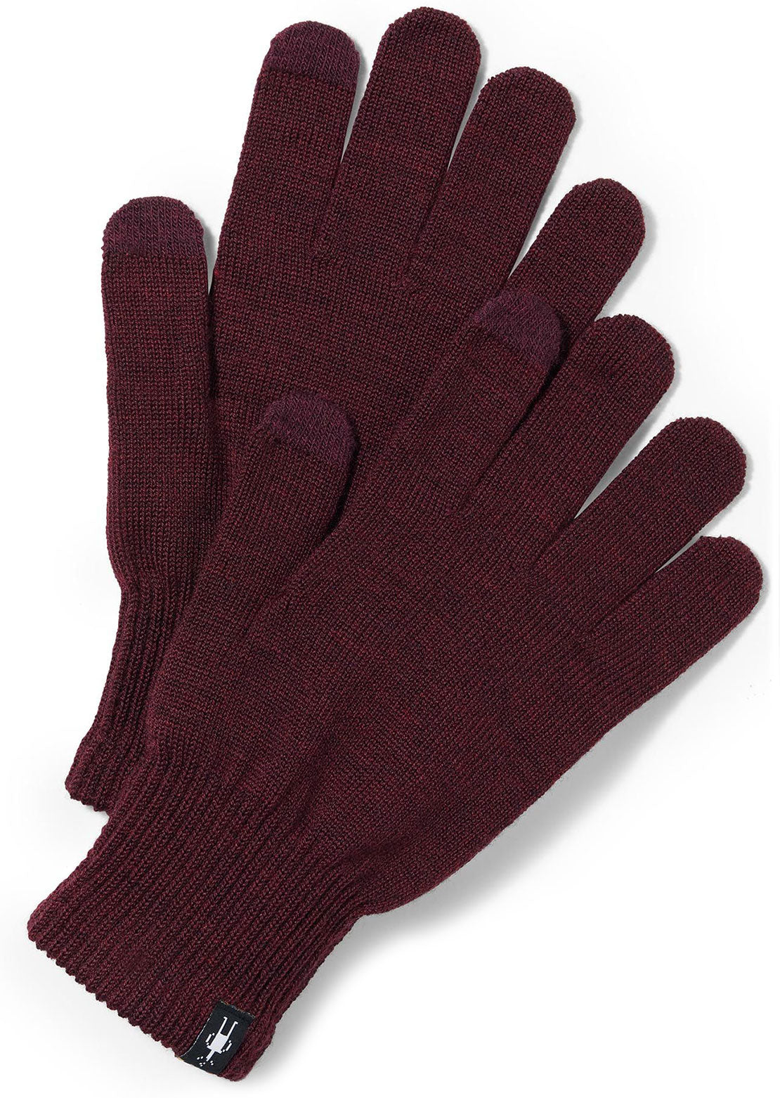Smartwool Liner Gloves Black Cherry Heather