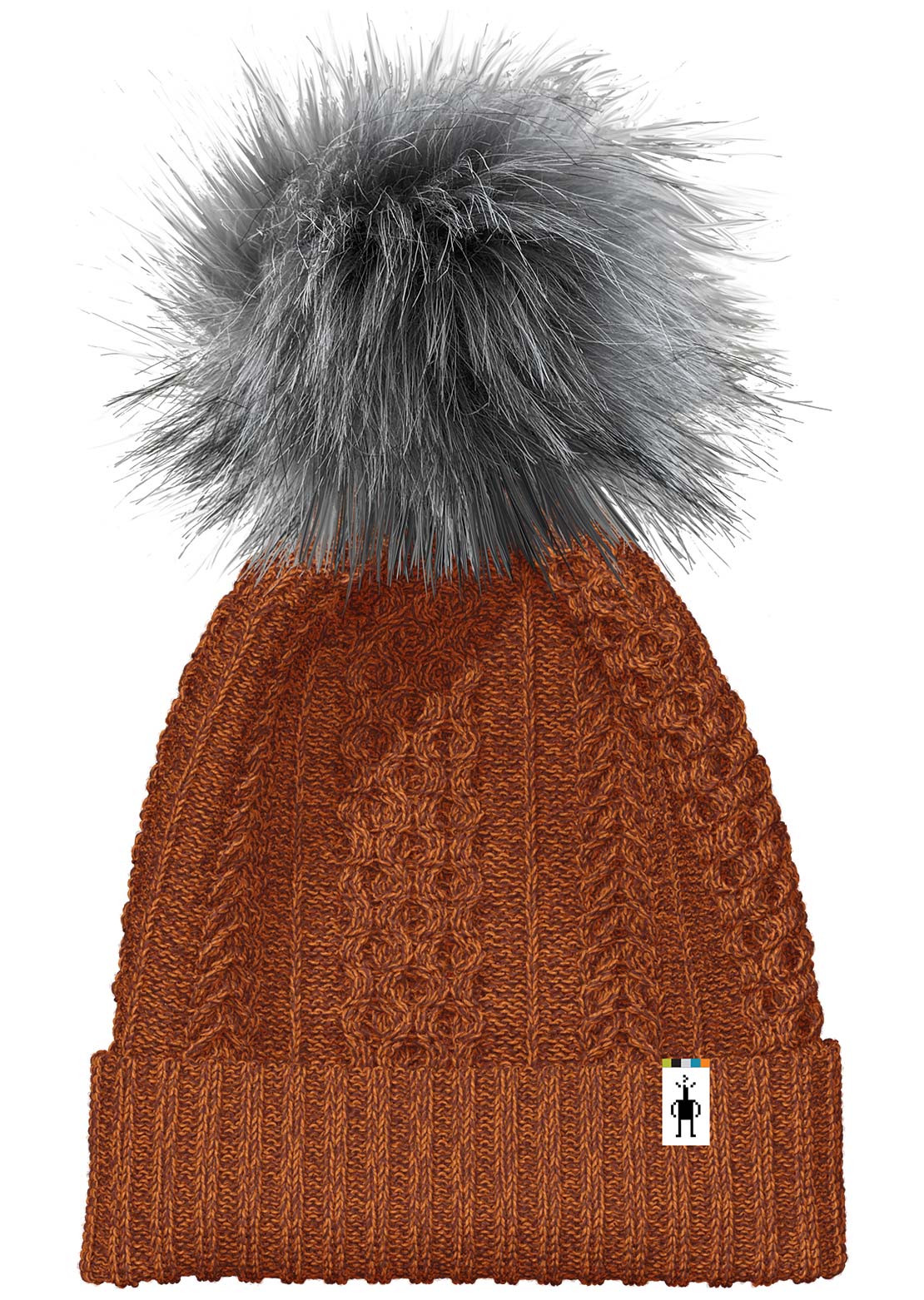 Smartwool Lodge Beanie Marmalade/Pecan Brown