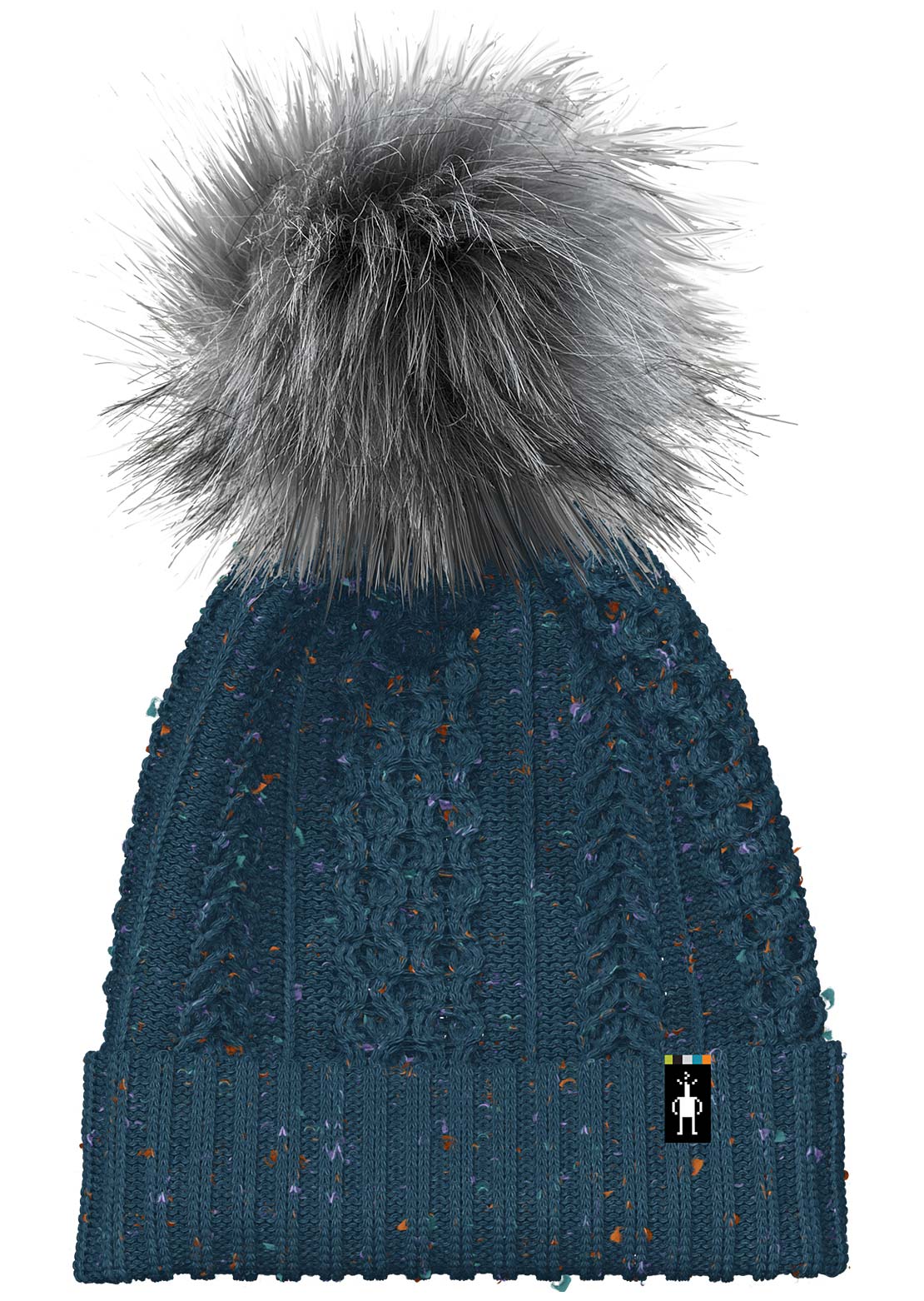 Smartwool Lodge Beanie Twilight Blue Donegal