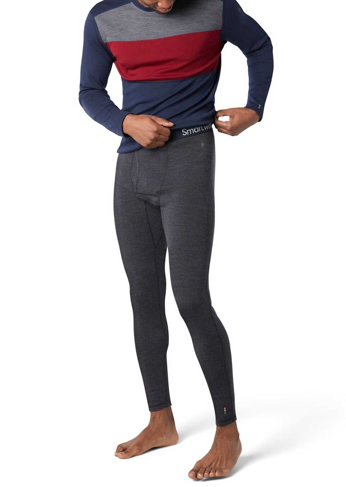 Smartwool Men's Classic Thermal Merino 250 Base Layer Bottom Charcoal Heather
