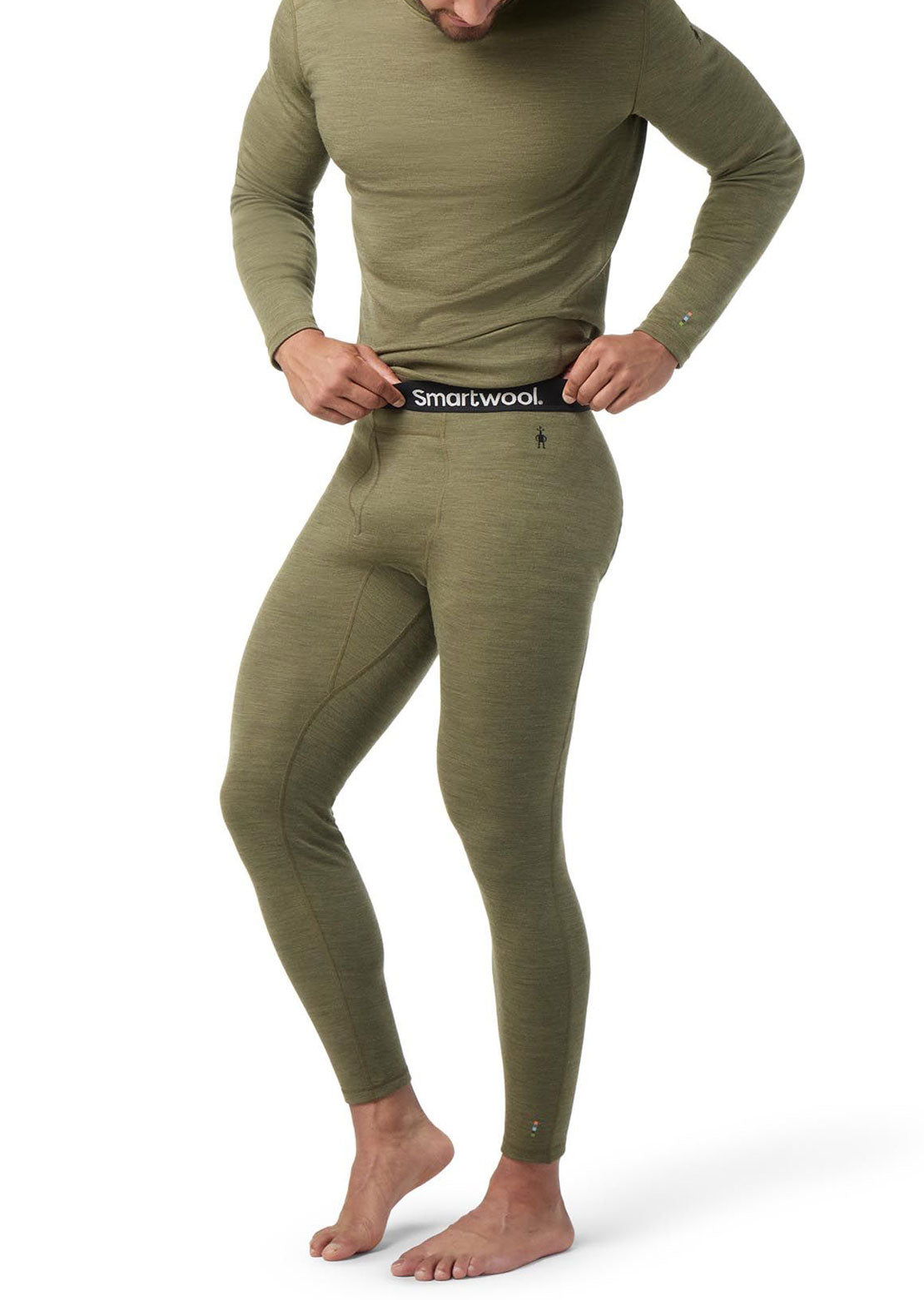 Smartwool Men's Classic Thermal Merino 250 Base Layer Bottom Winter Moss Heather