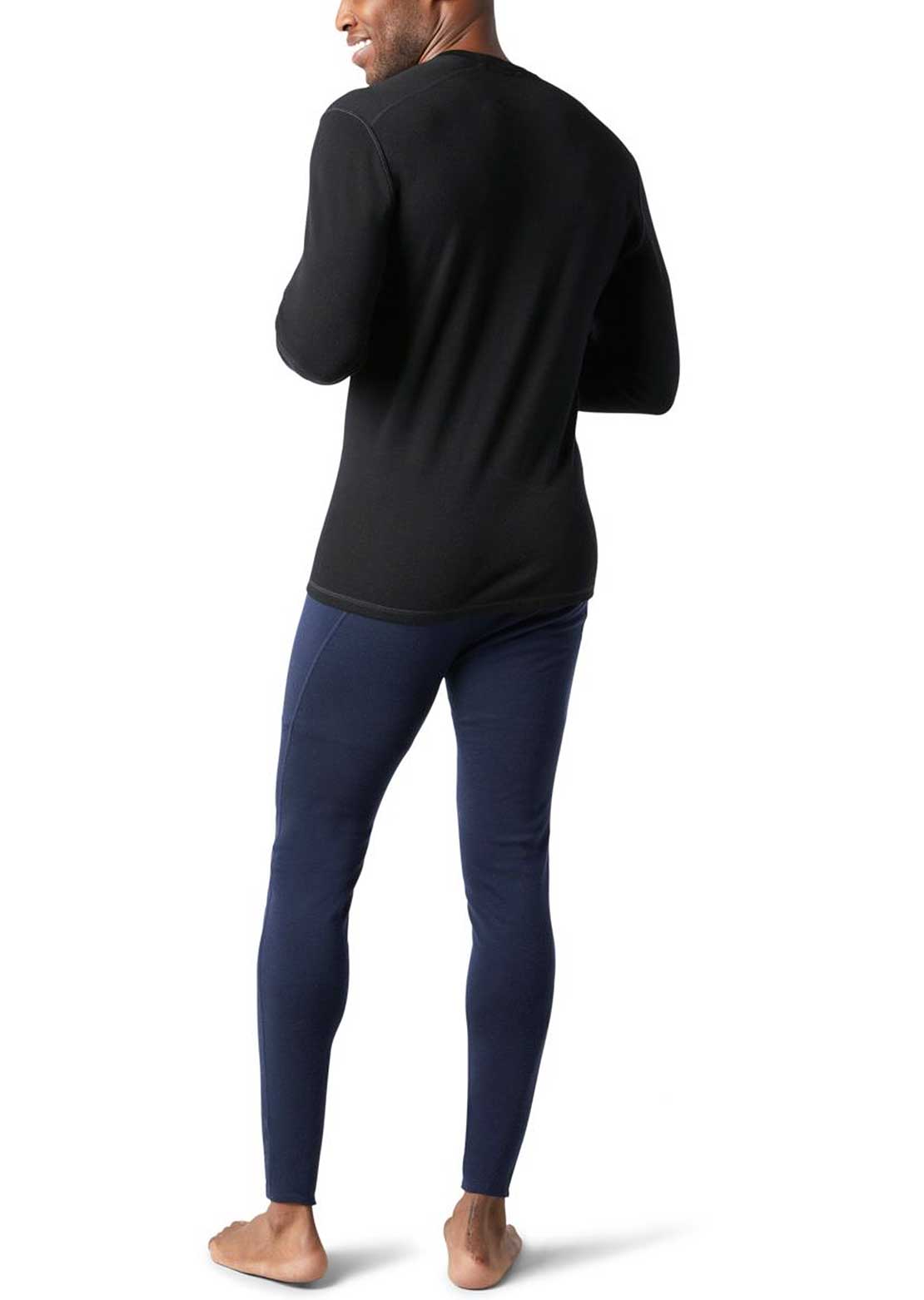Smartwool Men&#39;s Classic Thermal Merino 250 Crew Base Layer Top Black