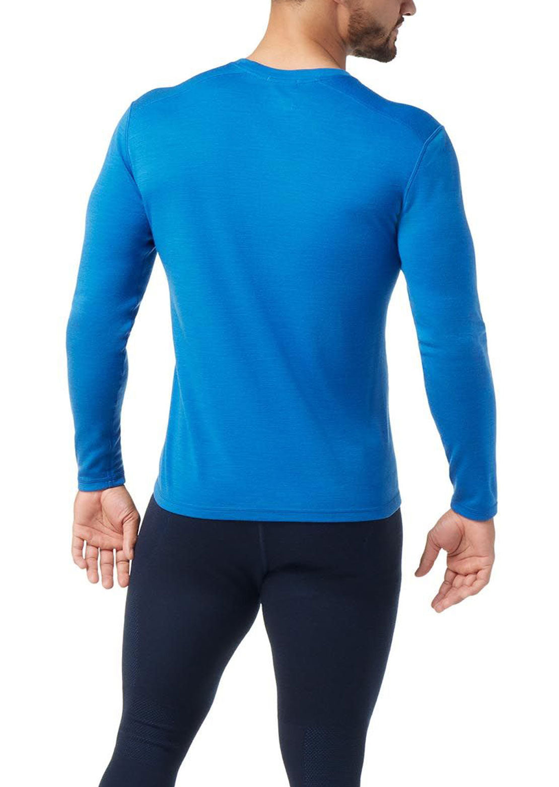 Smartwool Men&#39;s Classic Thermal Merino 250 Crew Base Layer Top Laguna Blue Heather