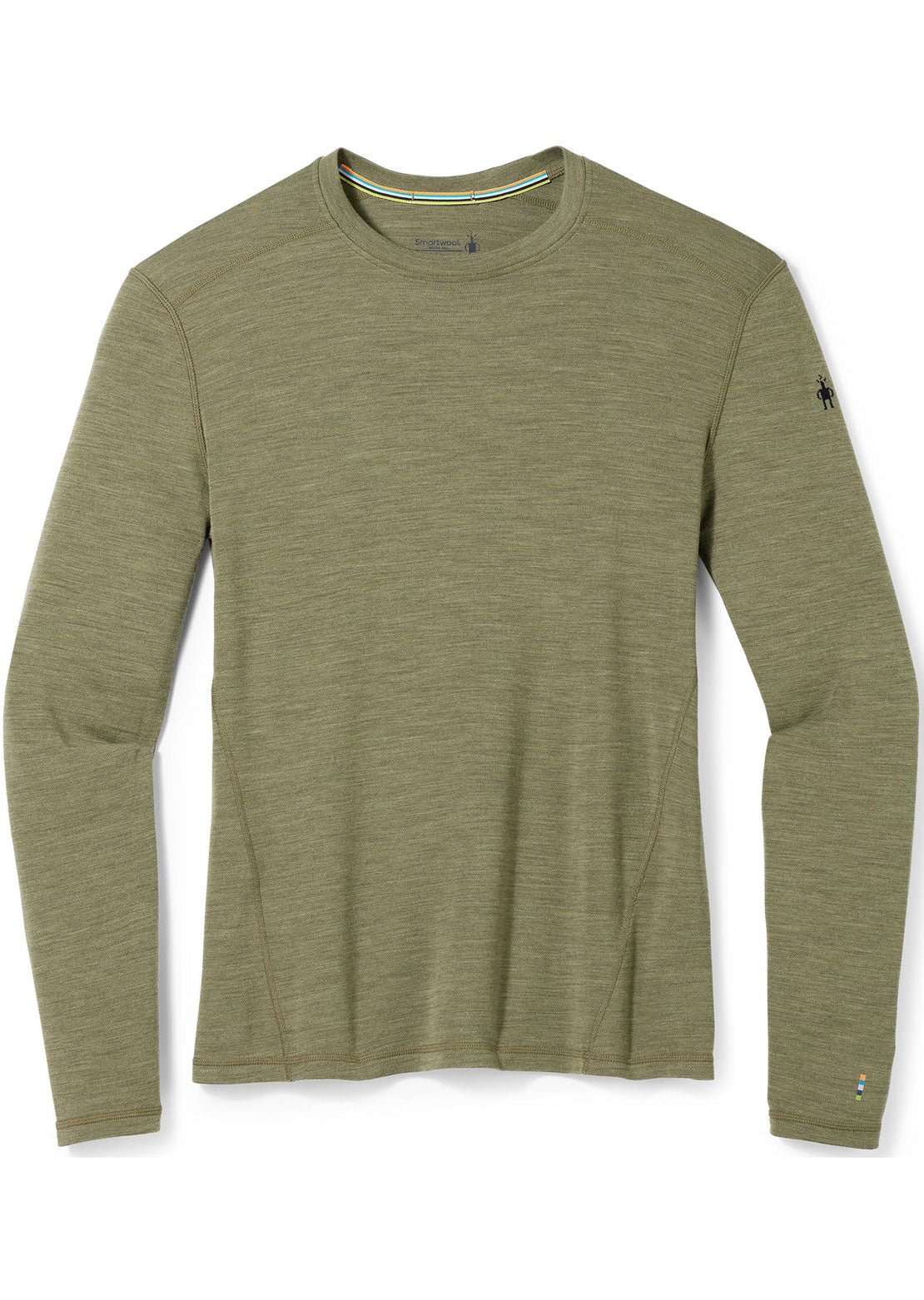 Smartwool Men&#39;s Classic Thermal Merino 250 Crew Base Layer Top Winter Moss Heather
