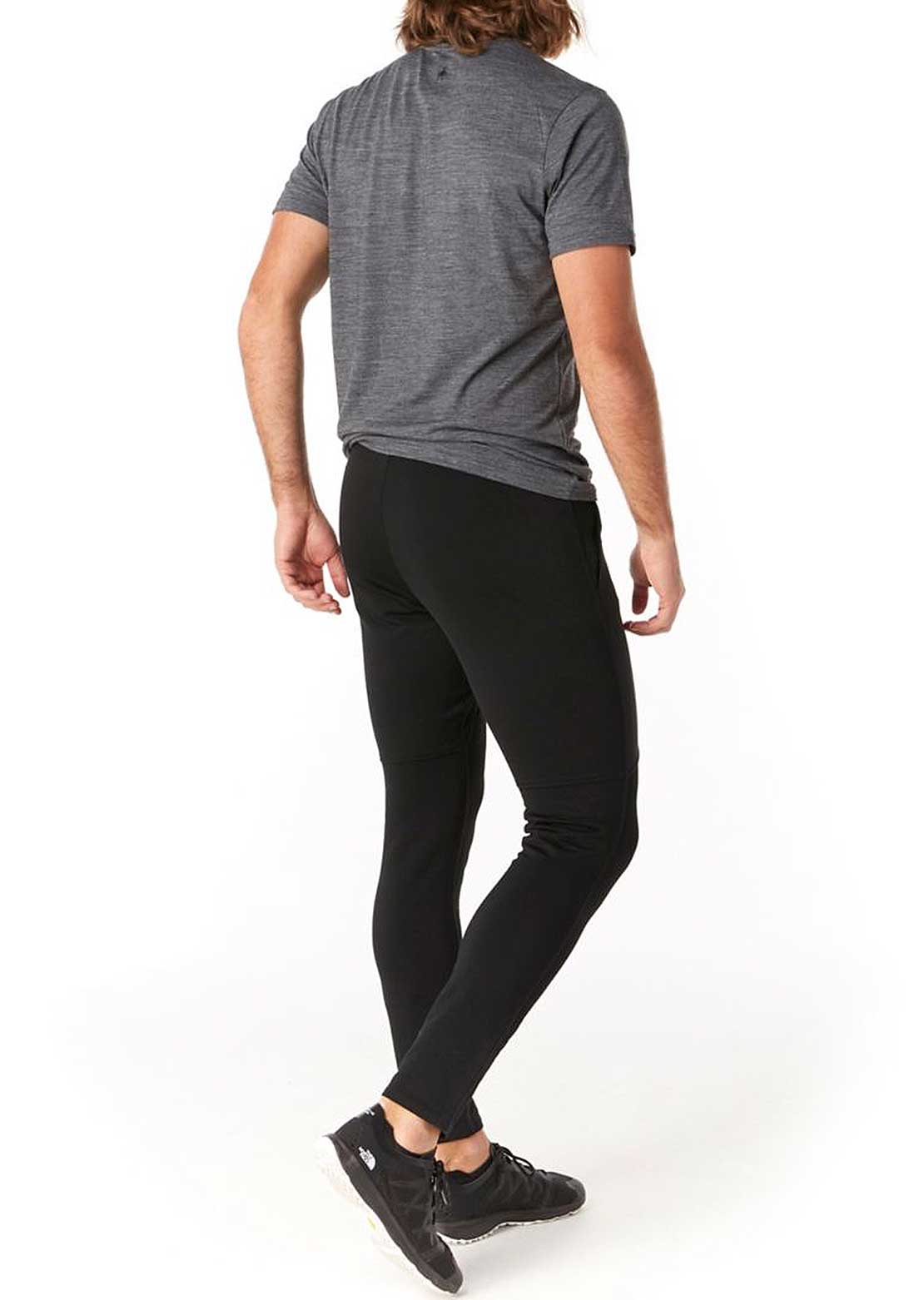 Smartwool Men&#39;s Merino Sport Fleece Base Layer Bottom Black