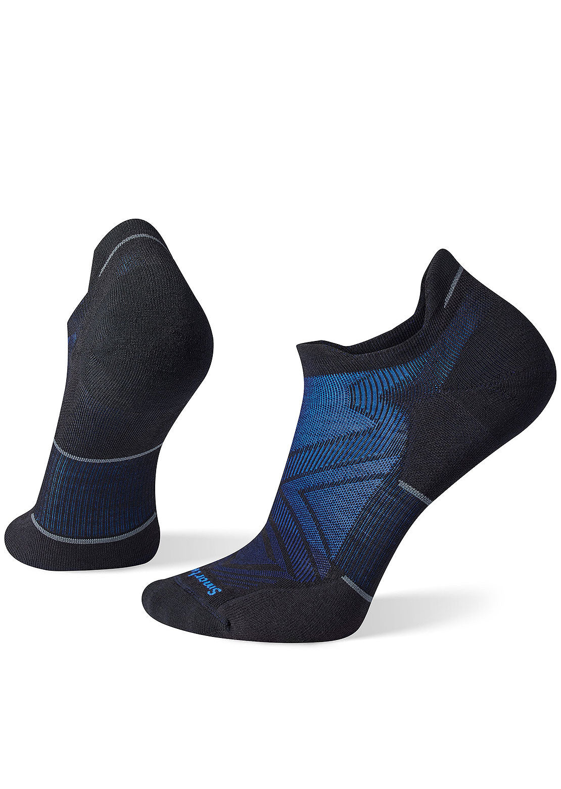 Smartwool Men&#39;s Run Targeted Cushion Low Ankle Socks Black