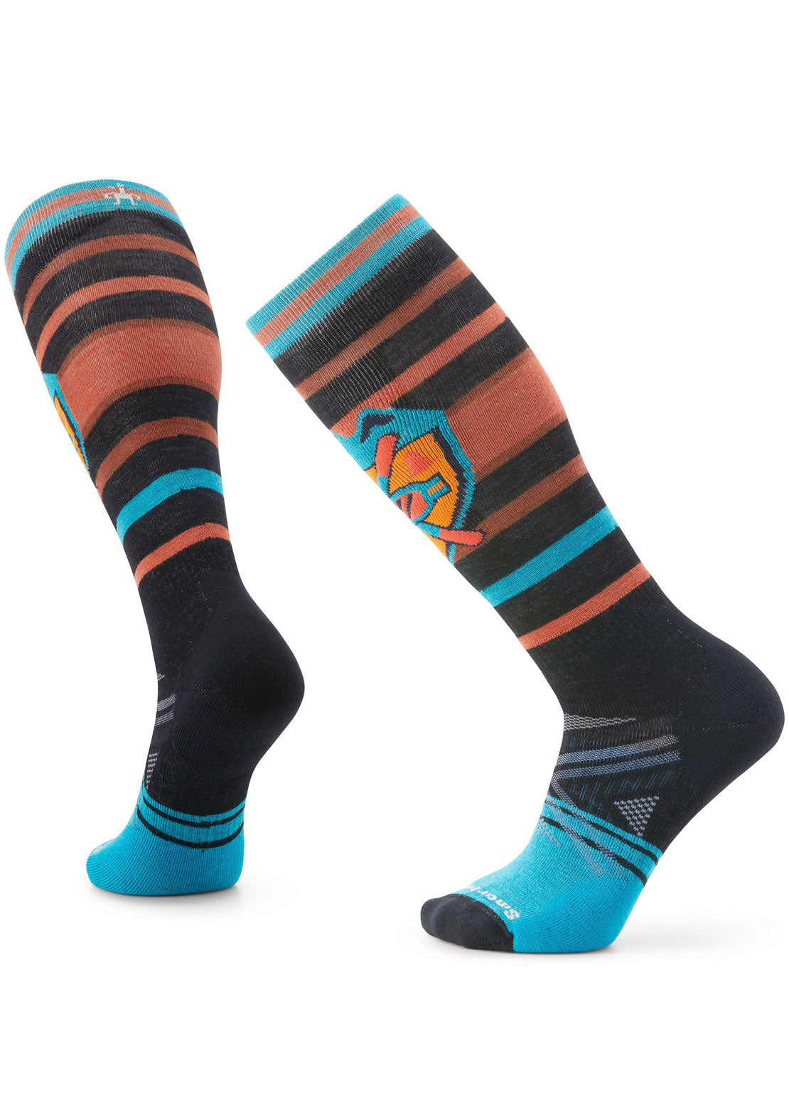 Smartwool Men&#39;s Ski Full Cushion Alpine Edge Socks Black