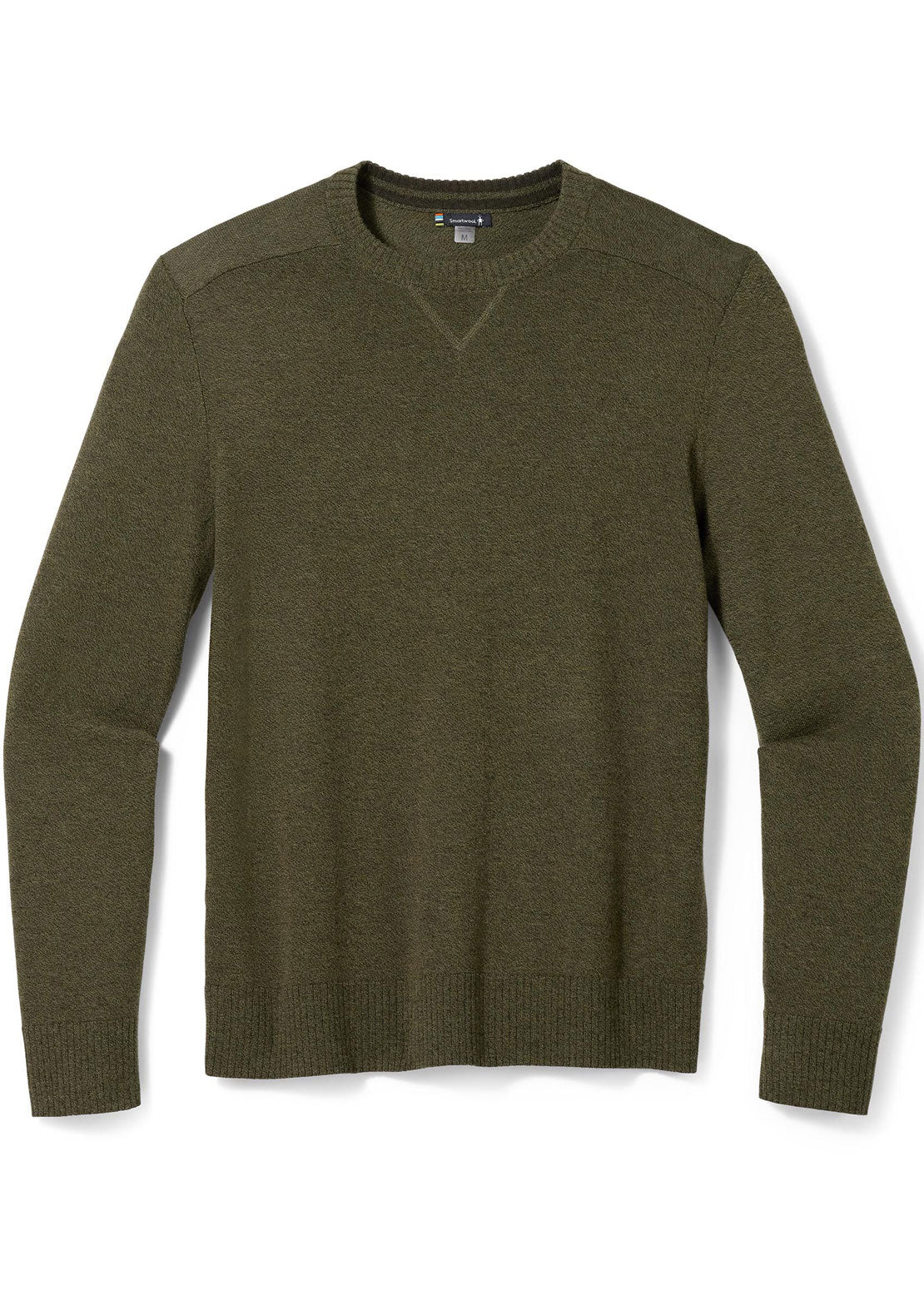 Smartwool Men&#39;s Sparwood Crew Sweater North Woods Heather/Winter Moss Heather