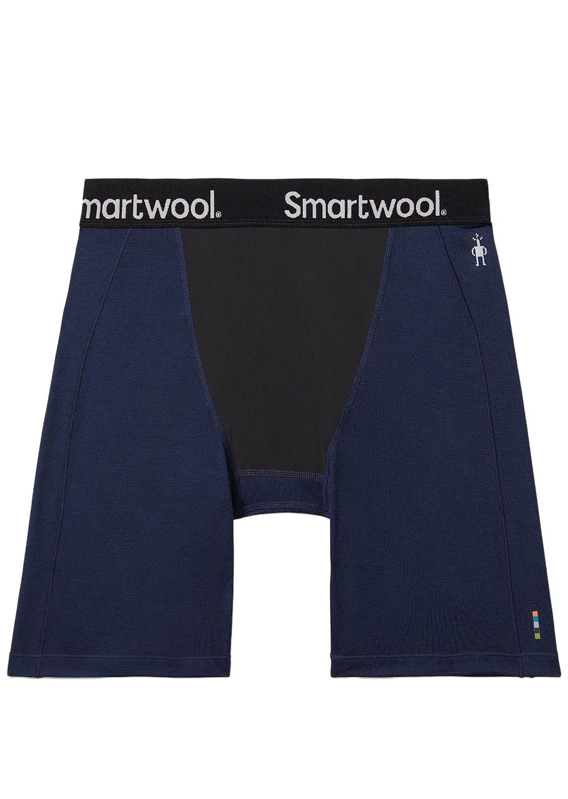 Smartwool Men&#39;s Wind Boxer Briefs Deep Navy