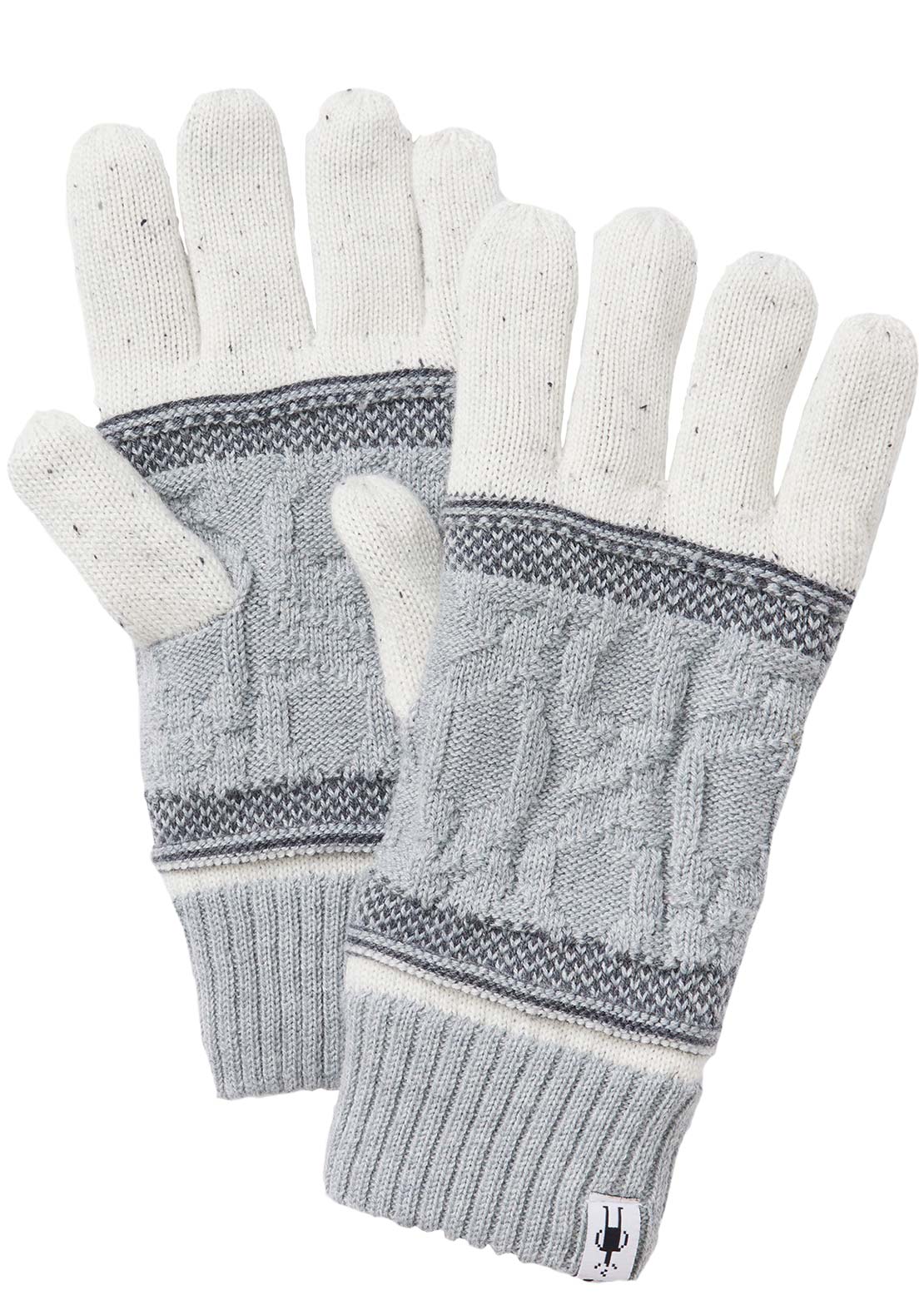 Smartwool Popcorn Cable Gloves Natural