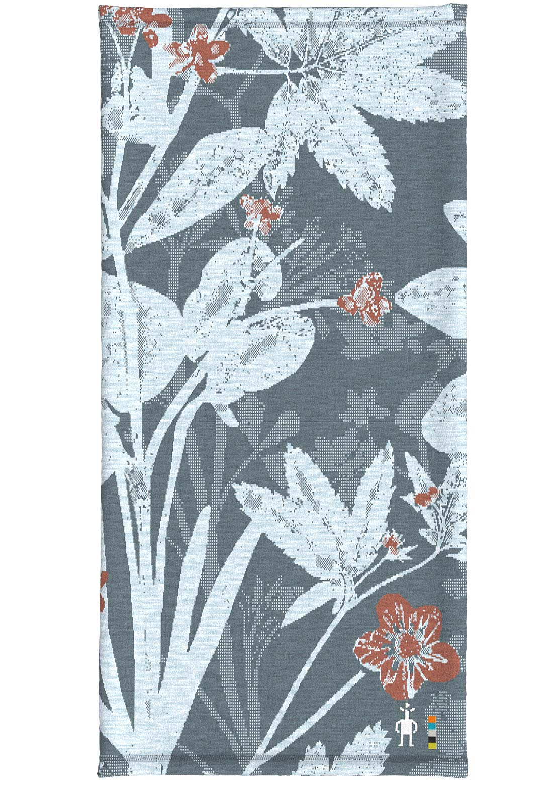 Smartwool Thermal Merino Long Neck Gaiter Winter Sky Floral