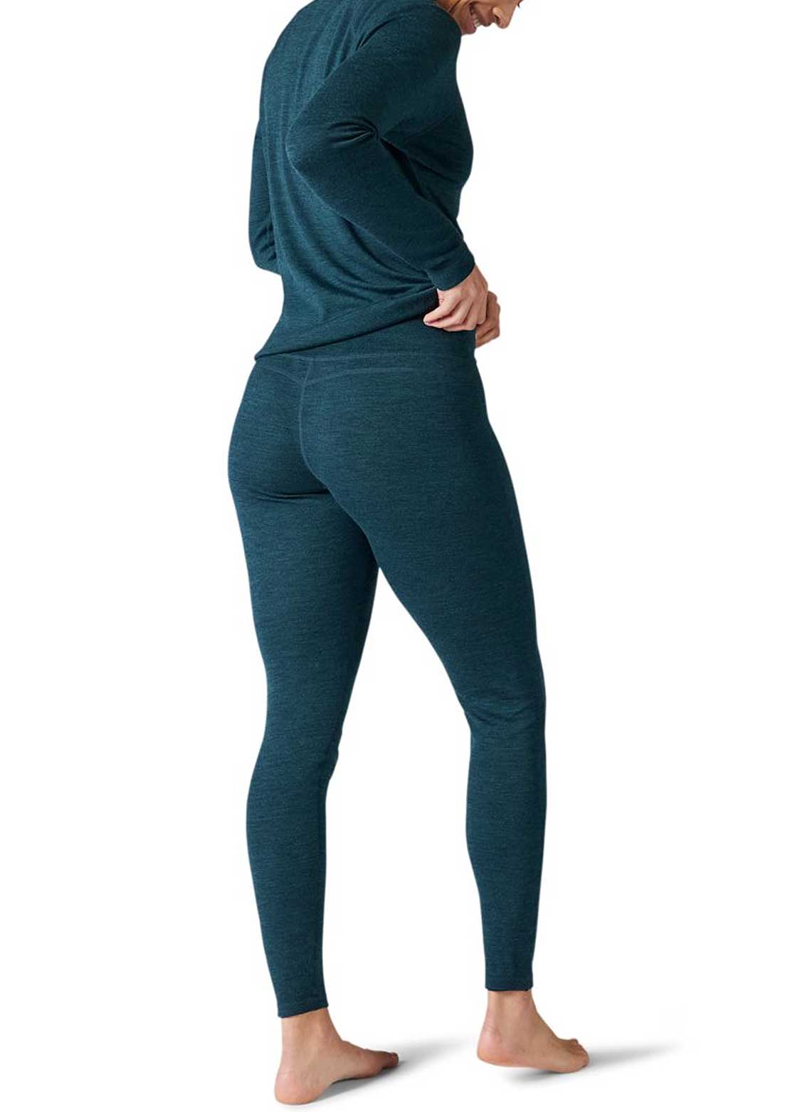 Smartwool Women&#39;s Classic Thermal Merino 250 Base Layer Bottom Twilight Blue Heather