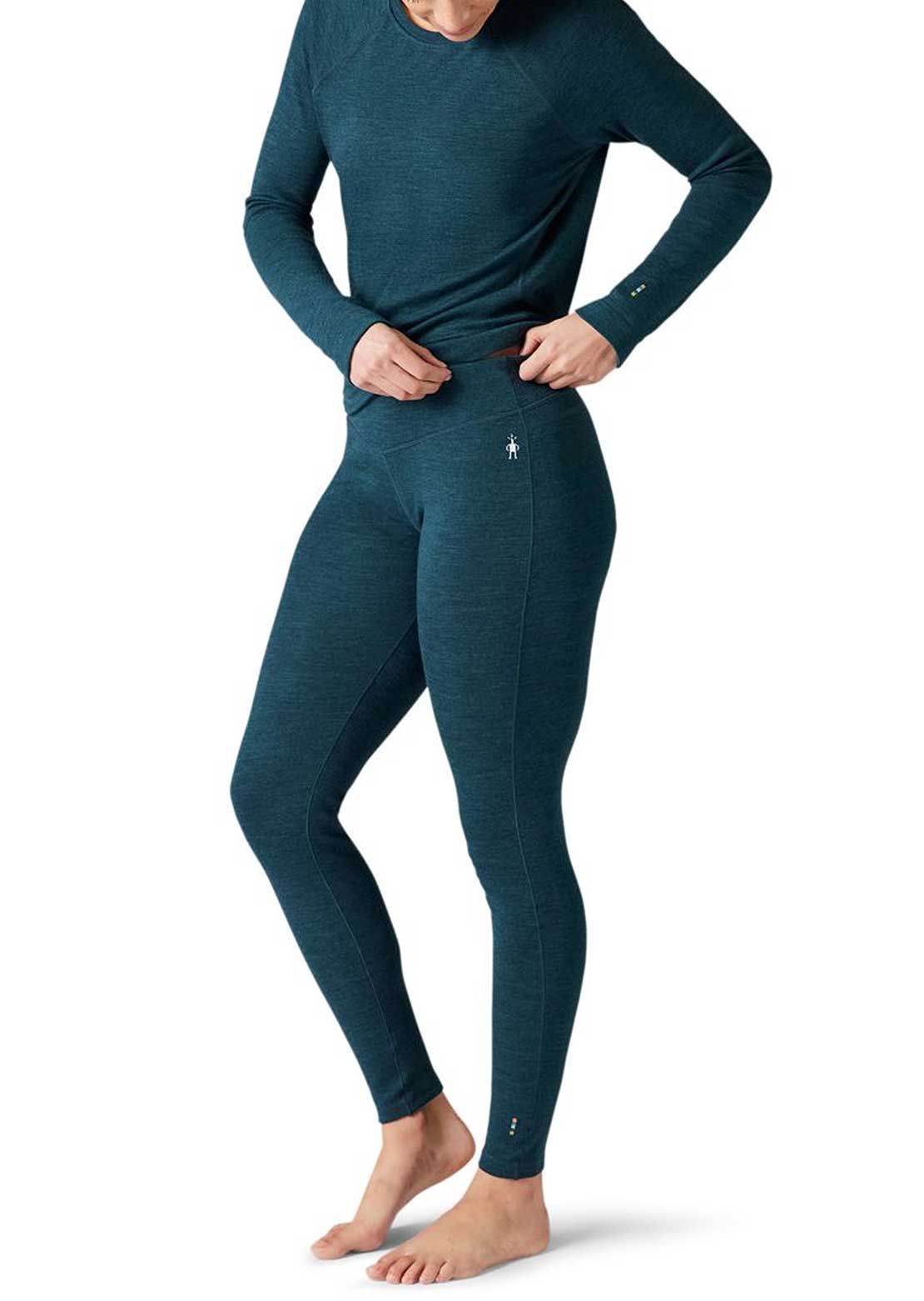 Smartwool Women's Classic Thermal Merino 250 Base Layer Bottom Twilight Blue Heather