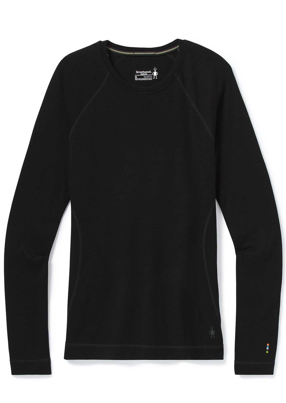 Smartwool Women's Classic Thermal Merino 250 Crew Base Layer Top Black