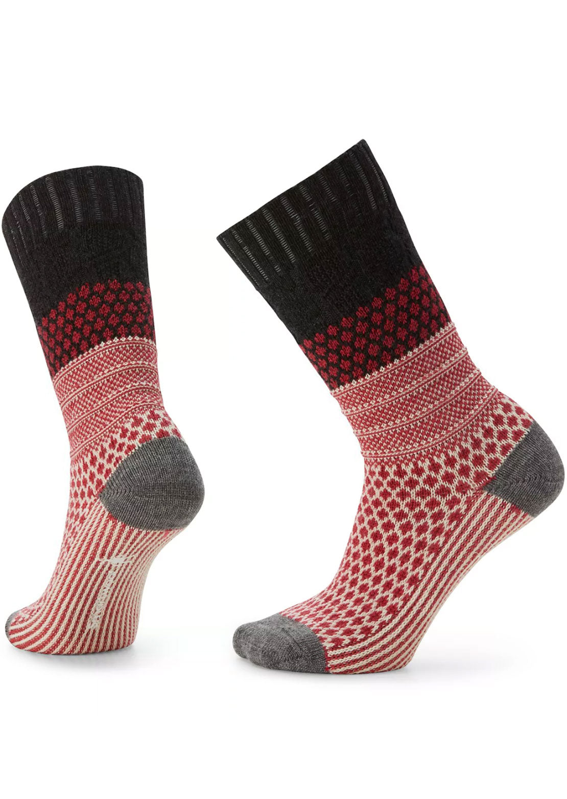 Smartwool Women&#39;s Everyday Popcorn Cable Crew Socks Pomegranate