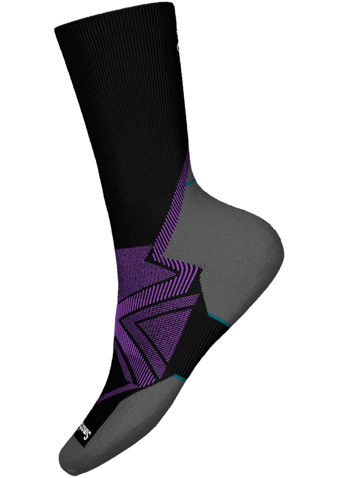 Smartwool Women's Run Cold Weather Targeted Cushion Crew Socks Black