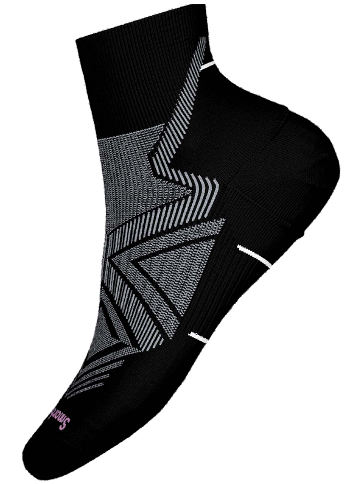 Smartwool Women&#39;s Run Targeted Cushion Ankle Socks Black