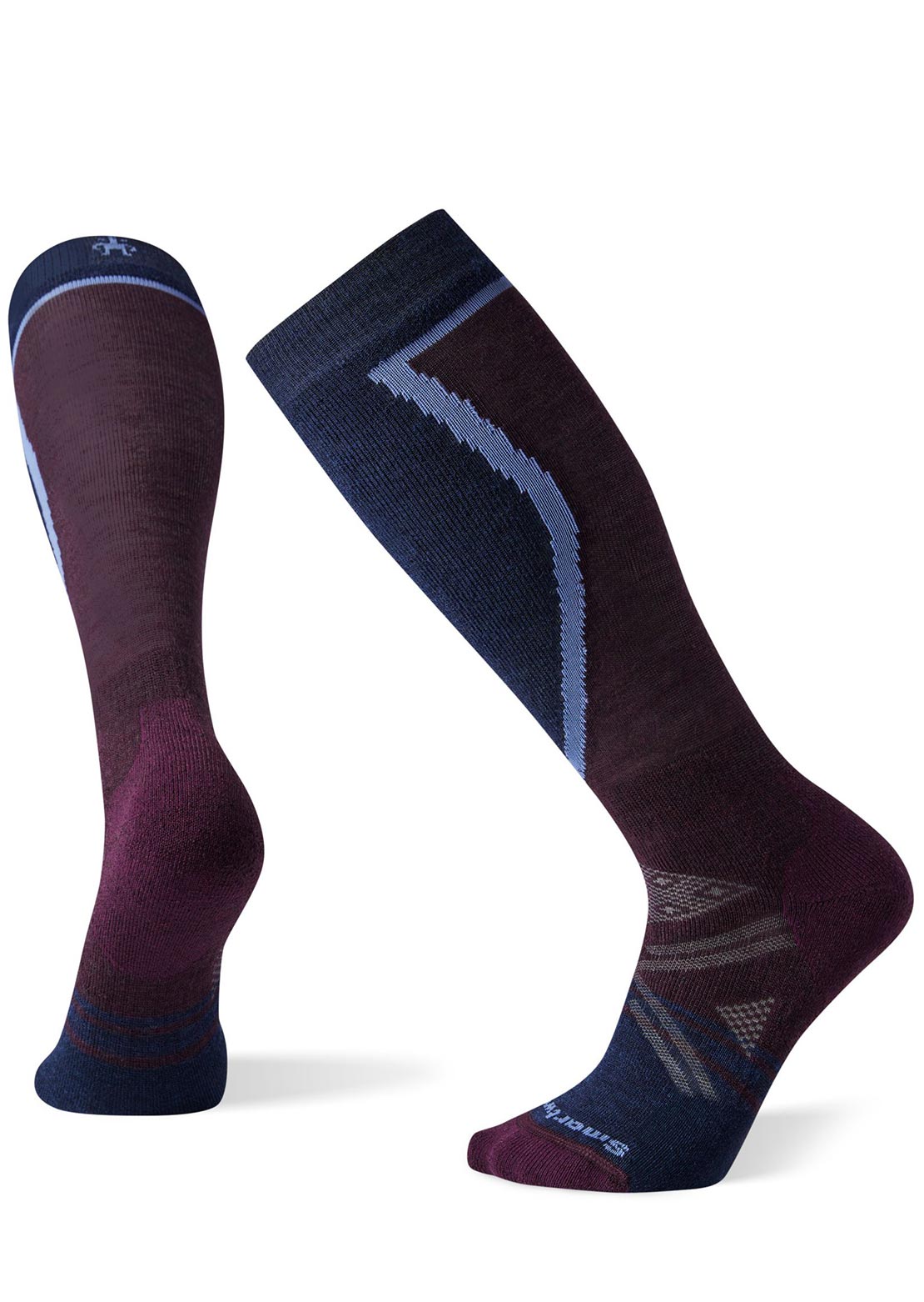 Smartwool Women&#39;s Ski Full Cushion OTC Socks Bordeaux