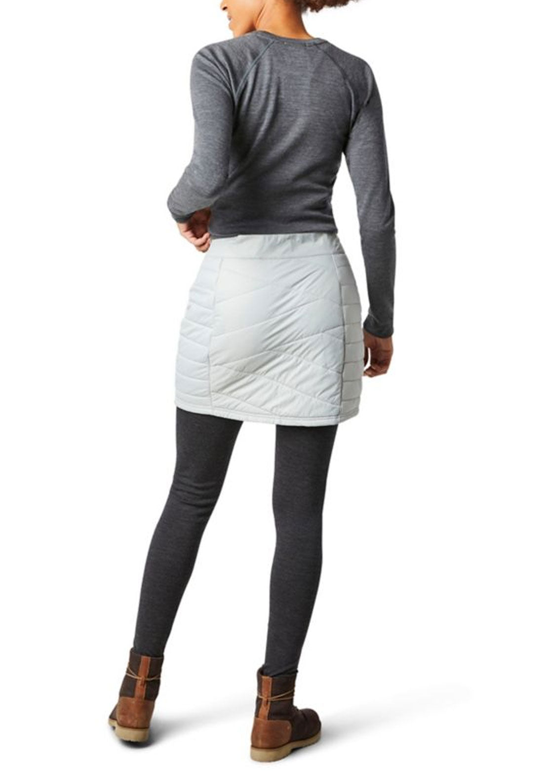 Smartwool Women&#39;s Smartloft Zip Skirt Storm Gray