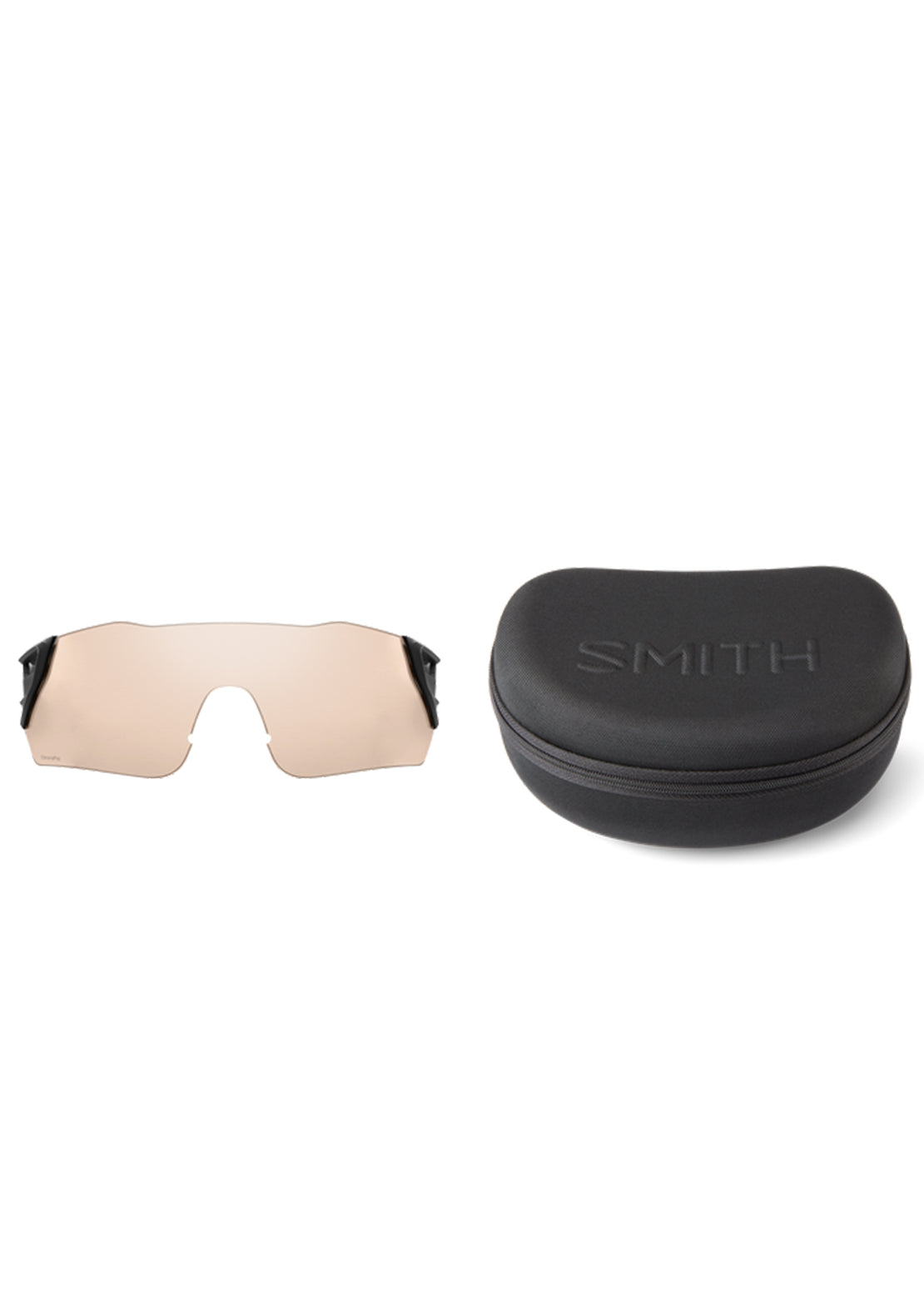 Smith Attack Mag MTB Bike Sunglasses Matte Black Cinder/Chromapop Red Mirror