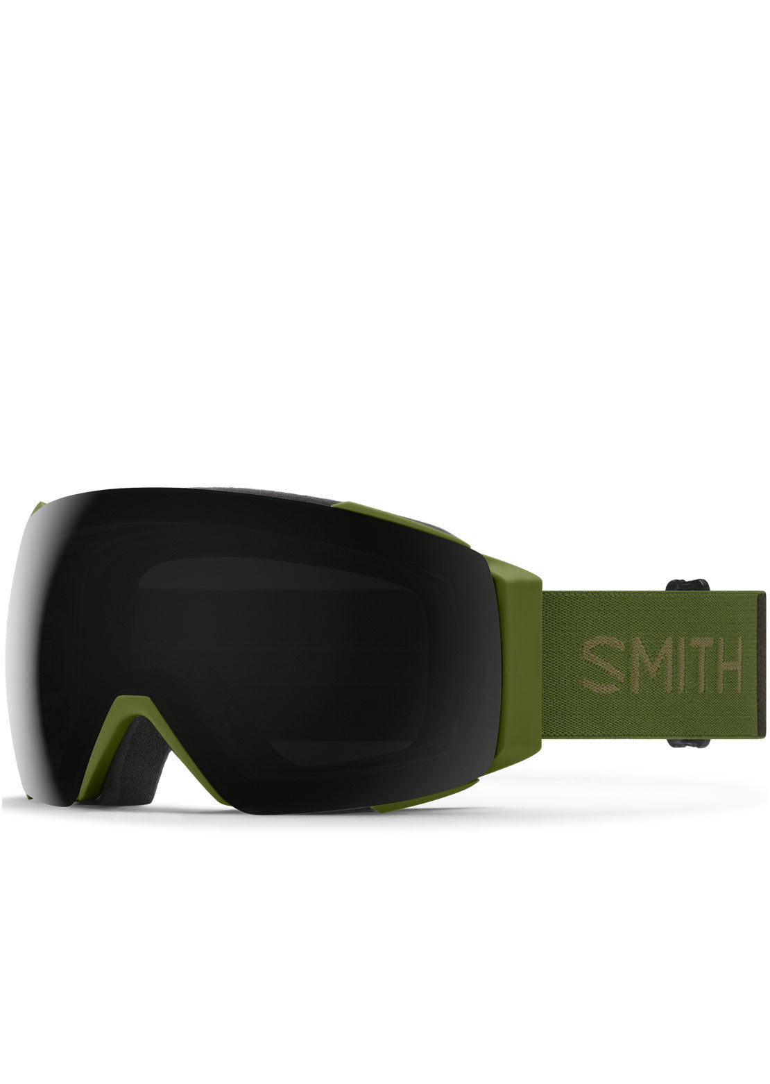 Smith I/O Mag Goggles Olive/ChromaPop Sun Black