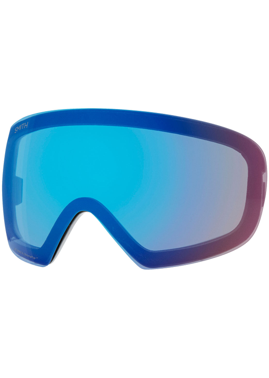 Smith I/O Mag S Goggles White Chunky Knit/ChromaPop Everyday Rose Gold Mirror