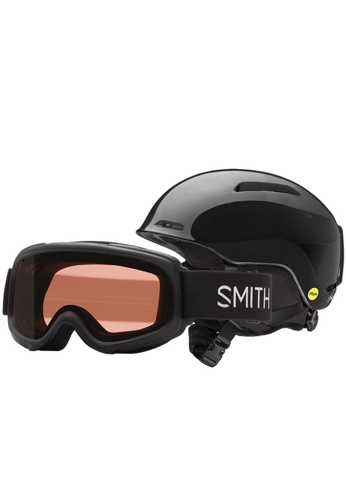 Smith Junior Glide Jr. MIPS Gambler Combo Winter Helmet Black