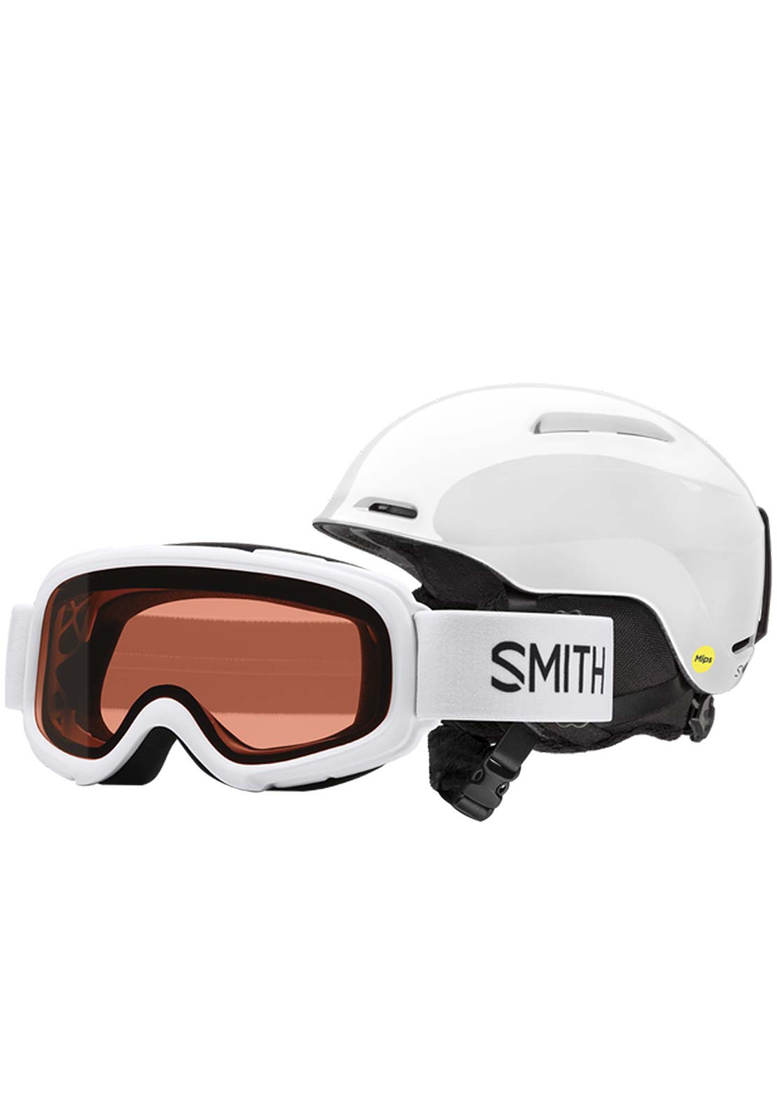 Smith Junior Glide Jr. MIPS Gambler Combo Winter Helmet White