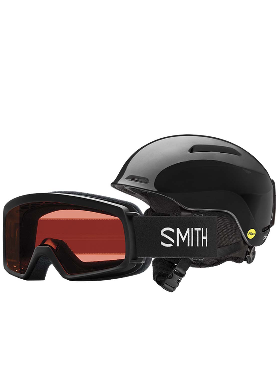 Smith Junior Glide Jr. MIPS Rascal Combo Winter Helmet Black