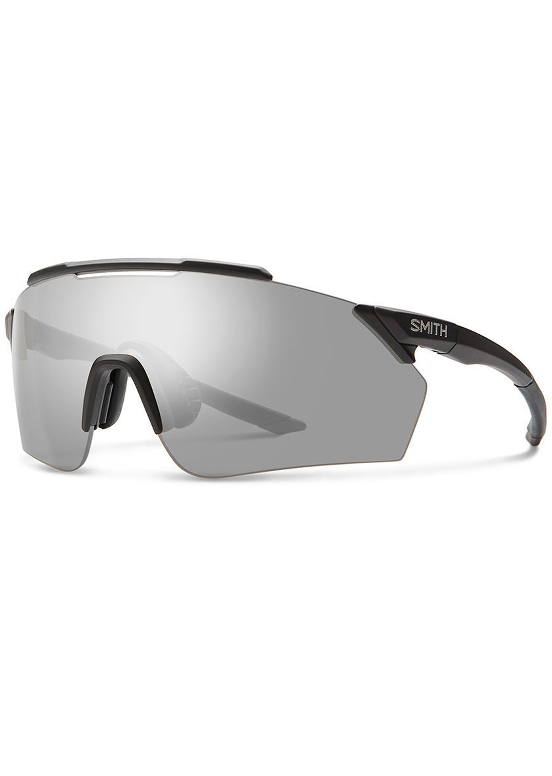 Smith Ruckus Bike Sunglasses Matte Black/ChromaPop Platinum Mirror