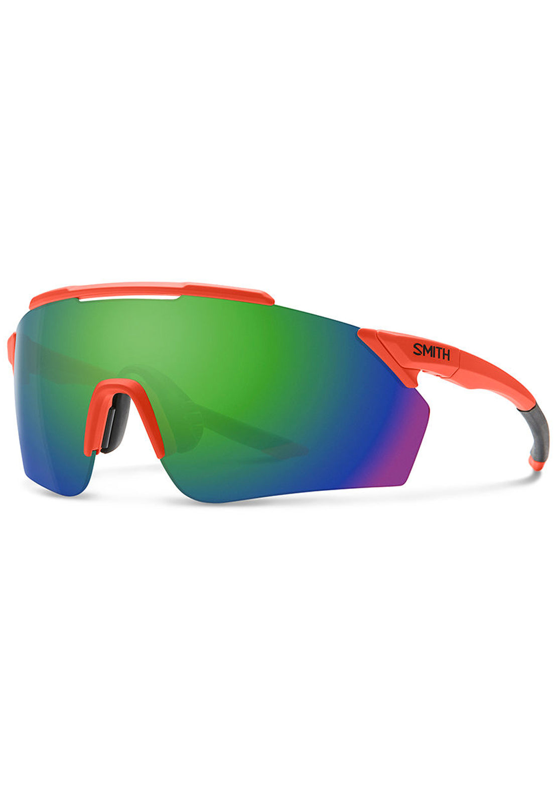 Smith Ruckus Bike Sunglasses Matte Red Rock/ChromaPop Green Mirror
