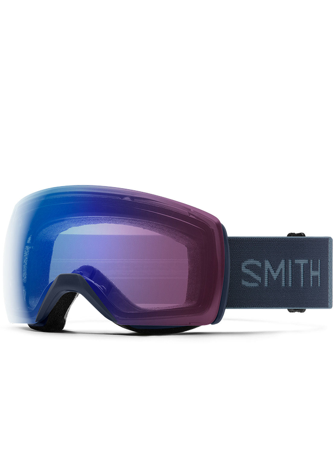 Smith Skyline XL Goggles French Navy/ChromaPop Photochromic Rose Flash