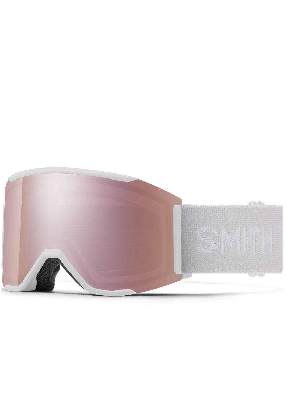 Smith Squad Mag Goggles White Vapor/ChromaPop Everyday Rose Gold Mirror