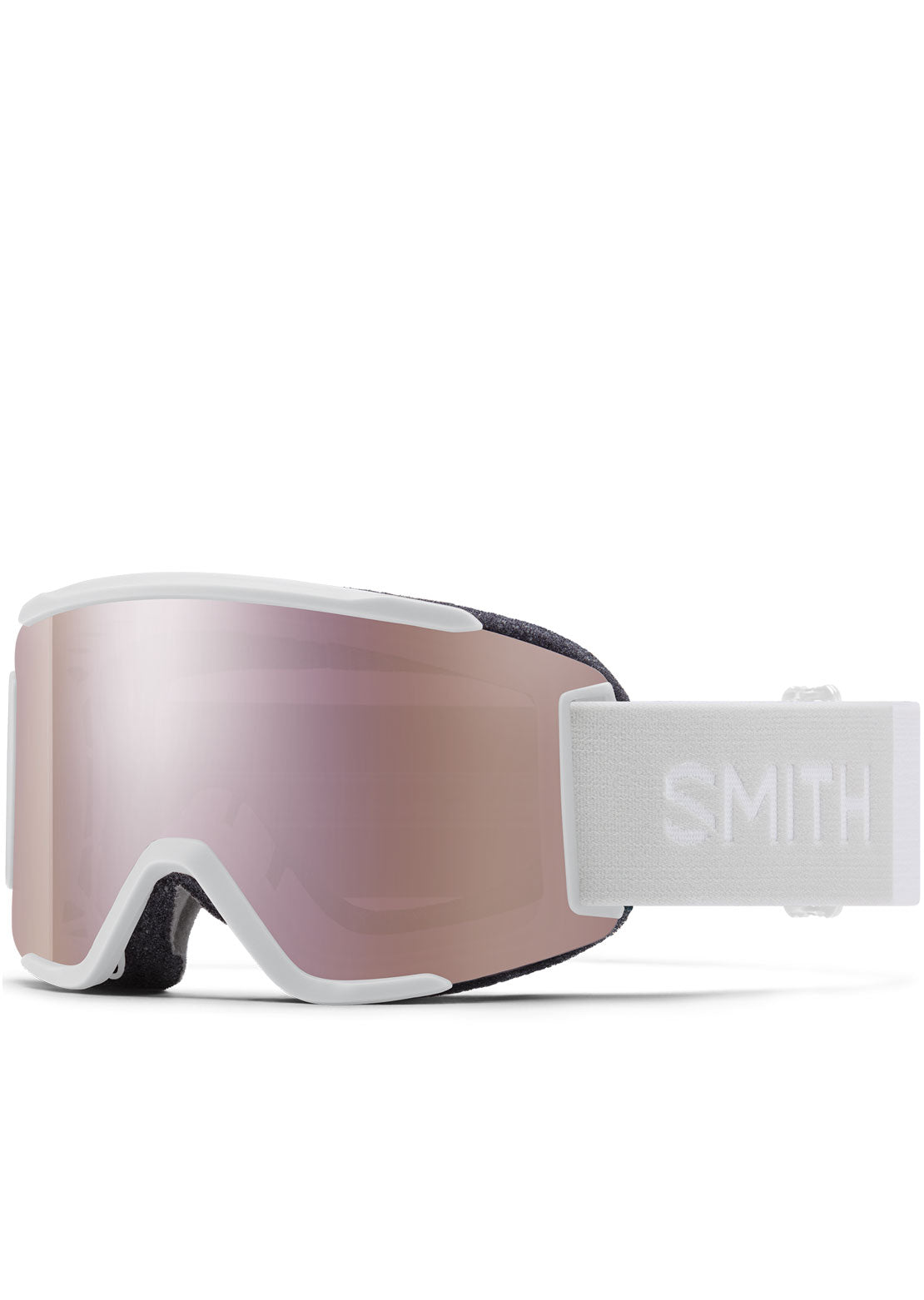 Smith Squad S Goggles White Vapor/ChromaPop Everyday Rose Gold Mirror